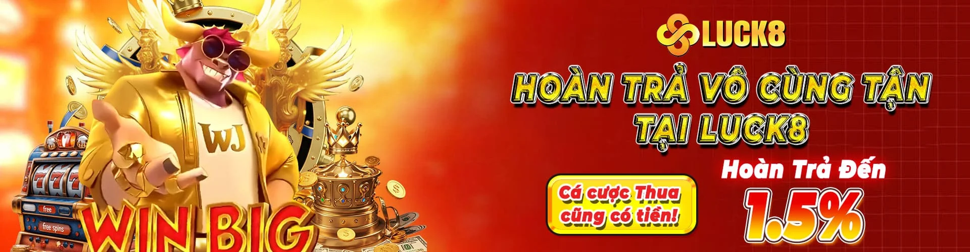 Trang Chủ 9 Banner chính thức của nhà cái Luck8