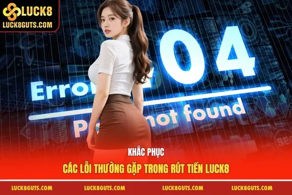 Khắc phục các lỗi thường gặp trong rút tiền luck8